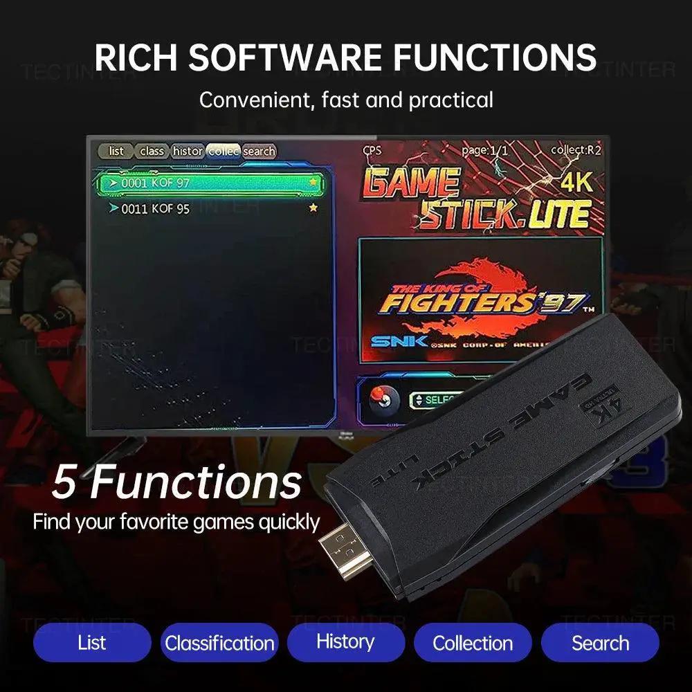 M8 Retro Gaming Console Enhanced 4K Experience Wireless Play