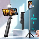Selfie Stick Tripod - Bluetooth Remote With Led