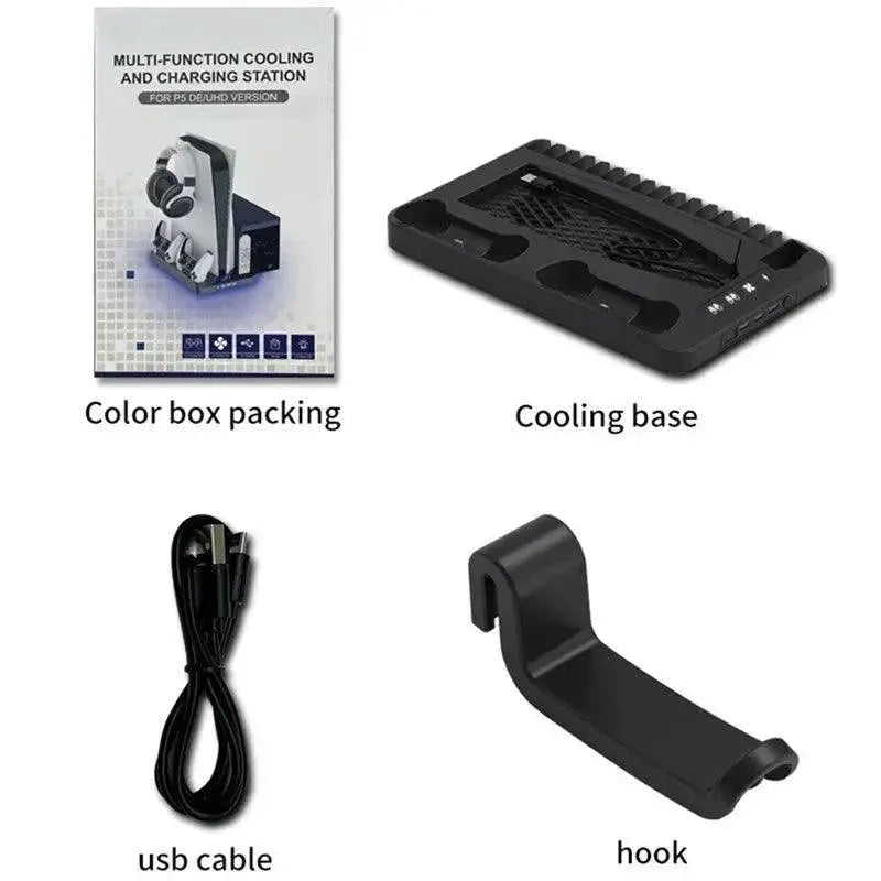 YLW P58 P5 Stand Cooling Station With RGB Light Fan Charger