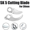 30mm SK5 Electric Pruning Shears Replacement Blades Garden