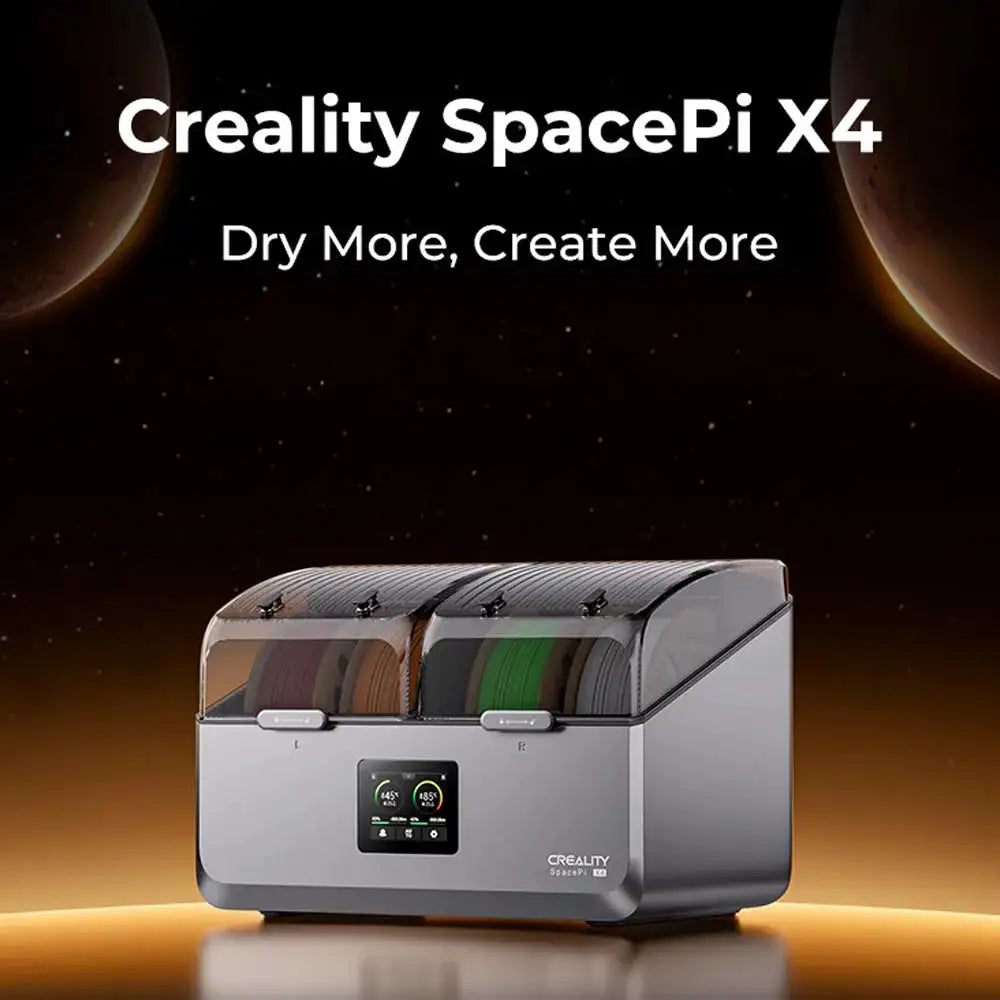 Creality Space Pi X4 Filament Dryer Dual Independent Heating Chambers Active Dehumidification FDM 3D Printer Filament Dryer Box
