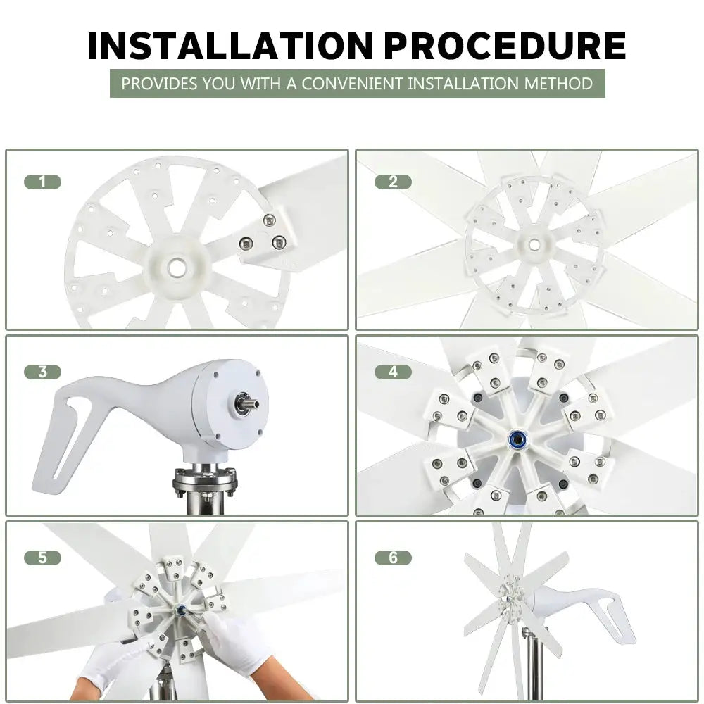 Quiet Off Grid Wind Power System — product view 4