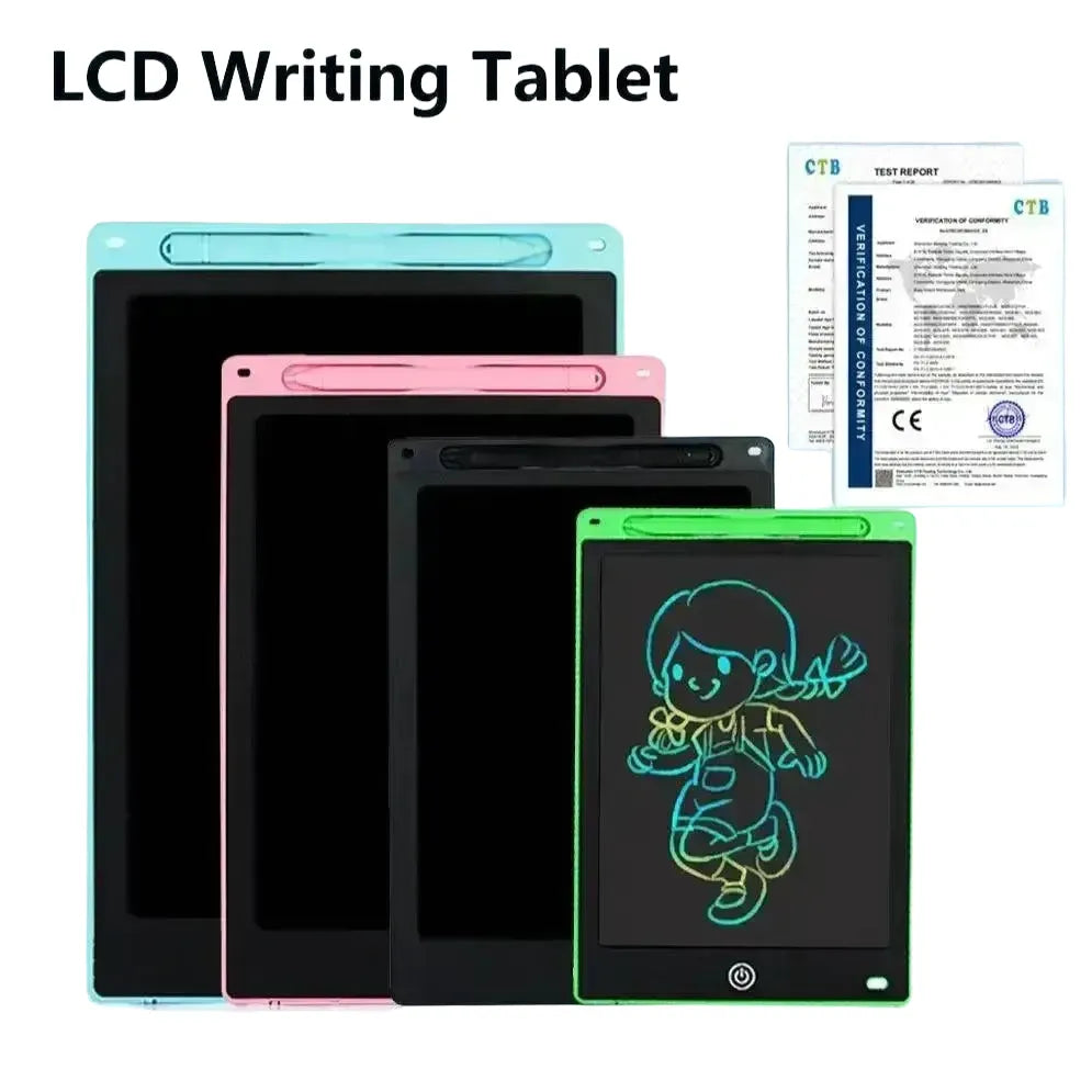 Mess-Free Kids Art Tablet for Learning — 8.5 inch Blue