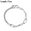 S Sterling Silver Bracelet Zirconia