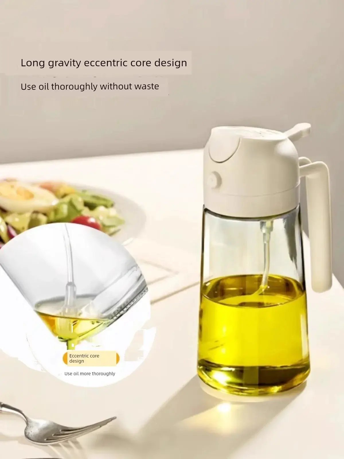 Glass Spray Oil Bottle For Air Fryer Kitchen Use Premium - OurLum.com