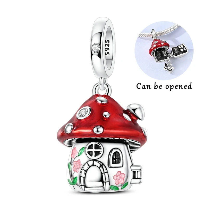 Sterling Silver Charm Bead Pendant