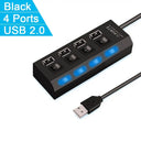 7 Port Usb Hub - Swift Data Connection For Pcs