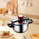 Pressure Cooker Stainless Steel Fast Cooking Easy Clean Gift