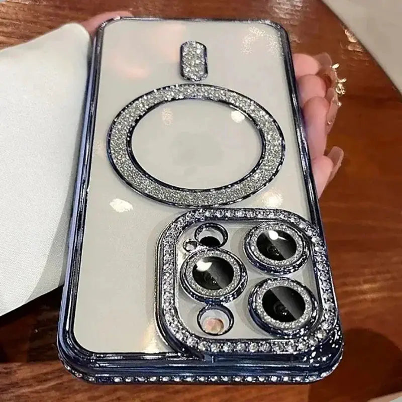 Clear Glitter Case - Magnetic And Anti Fingerprint — product view 9