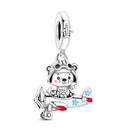 Sterling Silver Charm Pendant Bead