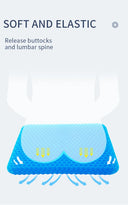 Gel Seat Cushion Summer Breathable Honeycomb Design For Pressure Relief Back Tailbone Pain Home Office Wheelchair Chair Cars