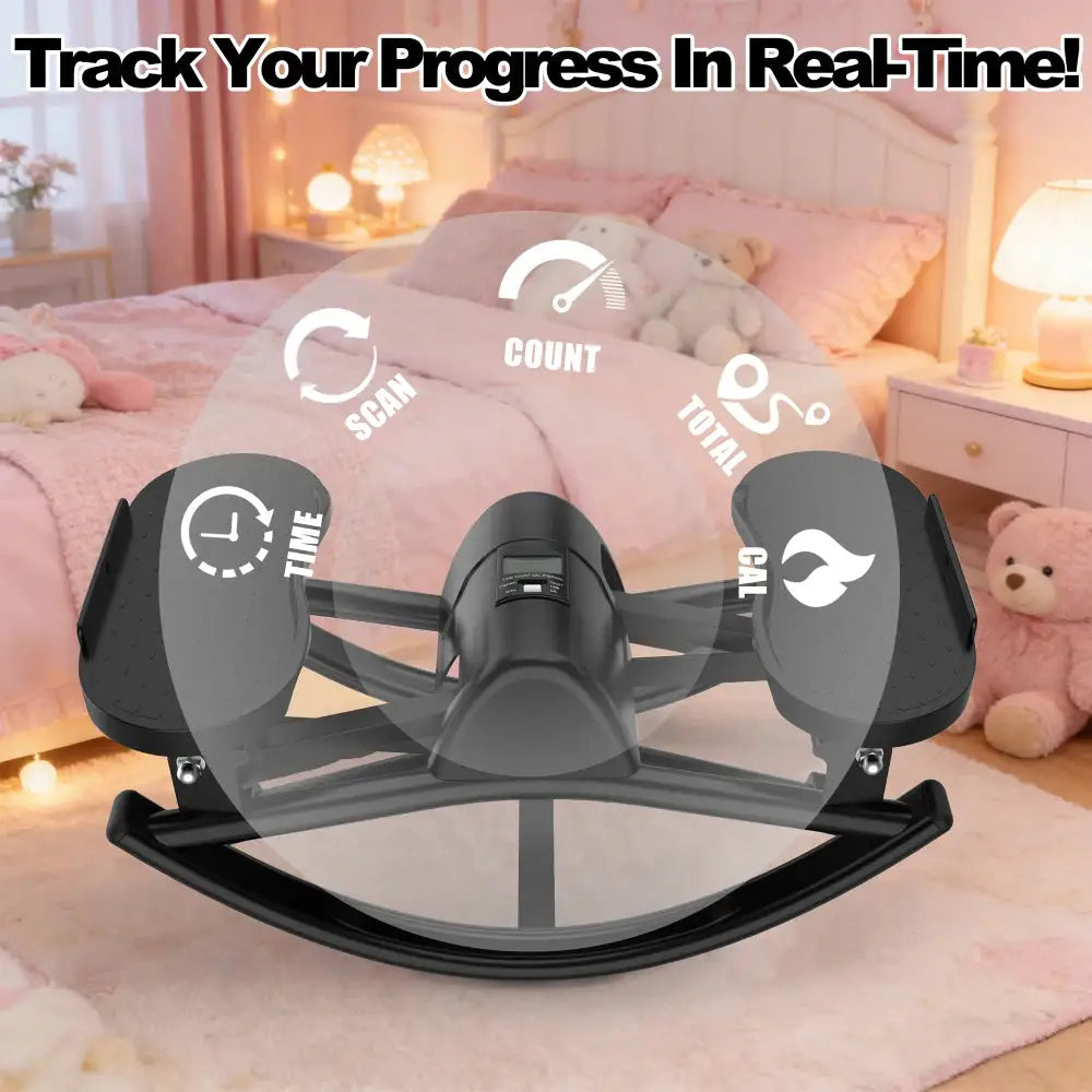 Ye Lateral Stepper for Exercise: Rocking Stepper with Resistance Bands, Anti-Slip Mat & LCD Monitor, Professional Home Workout Stair Stepper
