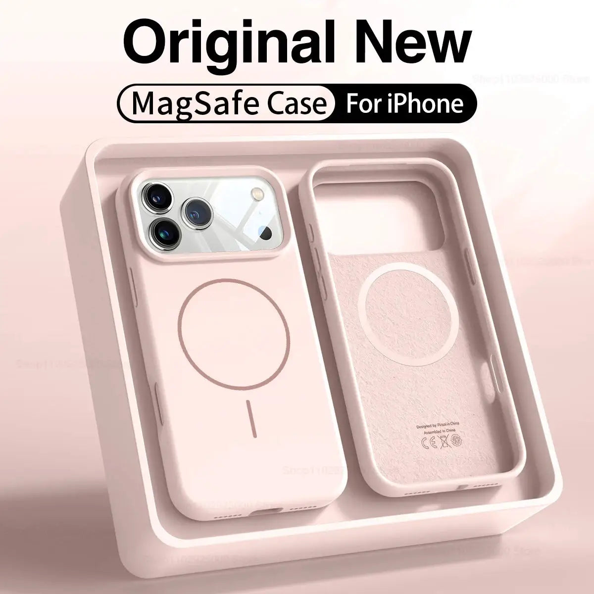 Magnetic Original Liquid Silicone Case For iPhone 13 14 15 16 17 18 Pro Max For Magsafe Cases For iPhone 18 Pro Max Phone Cover