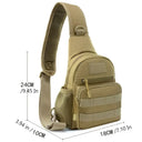 Military Shoulder Bag Trekking Chest Sling Bag Backpack