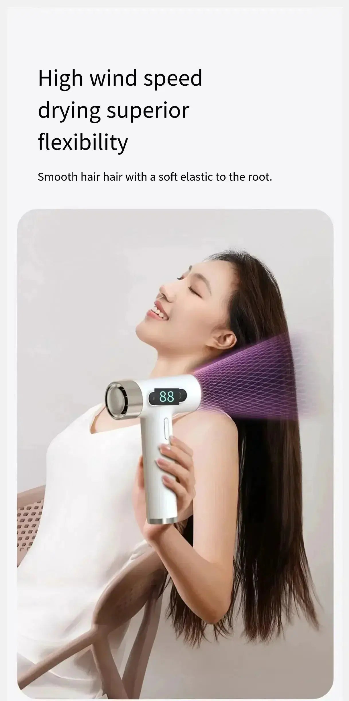High Speed 100000RPM Wireless USB Charging Hair Dryer