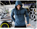 Mens Fitness Tracksuit Hoodie Gym Joggers Outdoor Workout