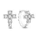 Silver Plated Cubic Zircon Geometric