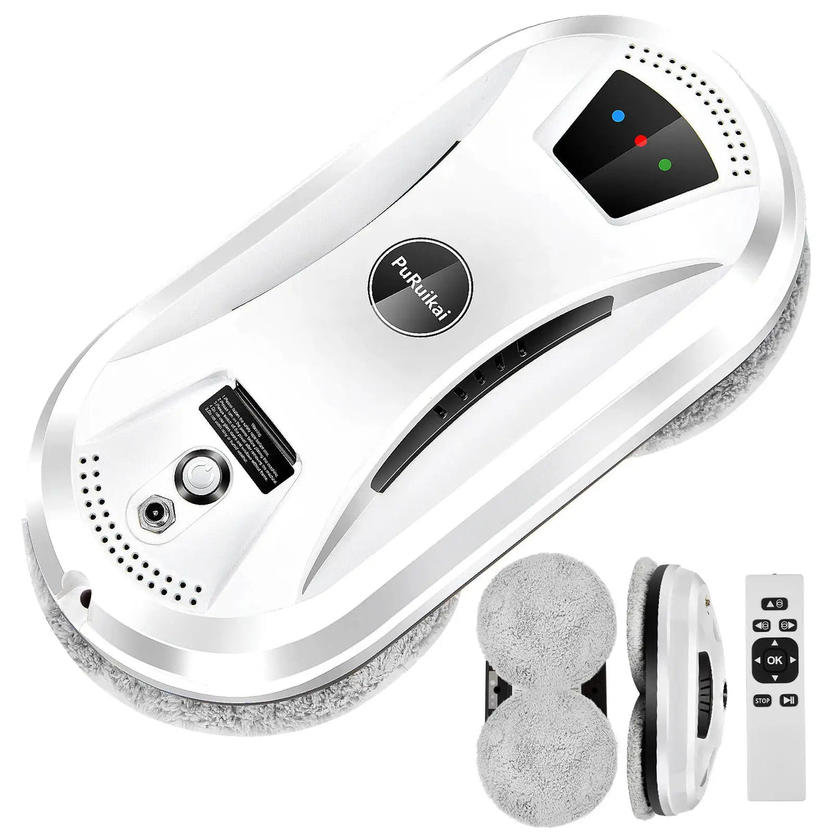 PuRuiKai Ultra Thin Robot Vacuum Cleaner Window Cleaning Robot Window Electric Glass Limpiacristales Remote Control For Home