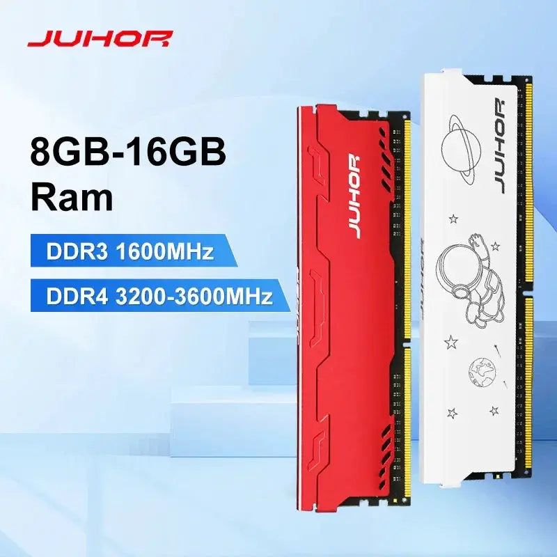 JUHOR DDR4 2666MHz RAM 8GB Memory For PC Performance