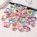 Kids Hair Ties: Fashionable Elastic Set for Little Ones