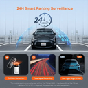 High-Res Dash Cam for Drivers with Parking Monitor