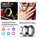 2026 Smart Ring Bluetooth Call Heart Rate Blood Pressure Monitor 5ATM Waterproof Health Ring Men Women For Xiaomi Gift