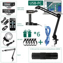 YIZHAN 60MP 48MP 4K Electronic Digital Microscope For Soldering 1080P HDMI VGA USB Industrial Camera 150xLens FoldBracket Remote