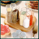 5-in-1 Spice Dispenser with Independent Openings for Easy Use