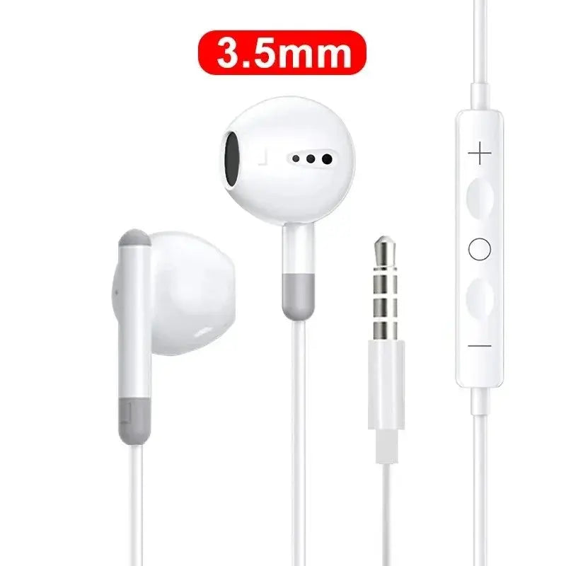 Original Wired Earphones For iPhone 17 16 15 Pro Max In-Ear Earbuds 14 13 12 Headphones For Samsung Xiaomi Headsets Accessories