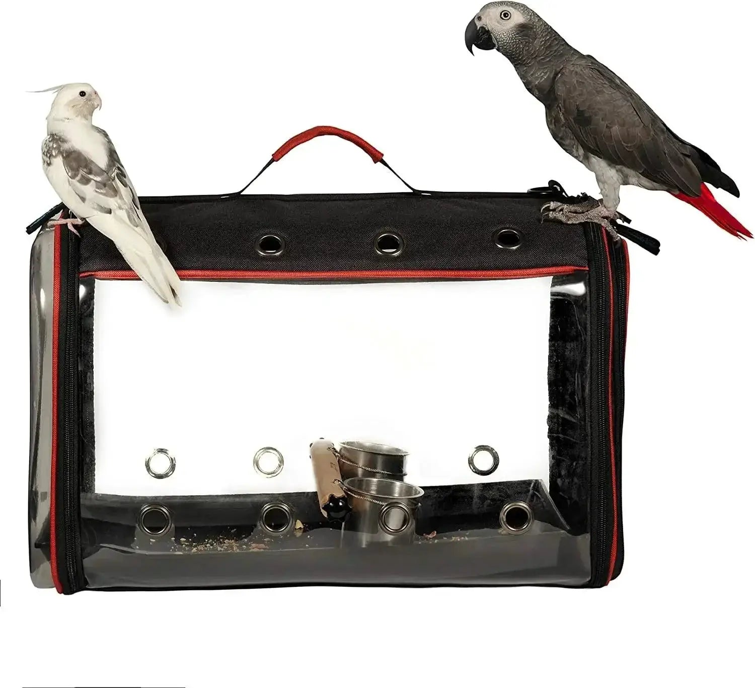 BirdGo Carrier Backpack With Stand For Parrot Travel Cage