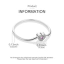 Bracelet Sterling Silver Snowflake Heart
