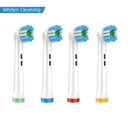 4PCS Dupont Bristle Electric Toothbrush Heads Whiten Teeth
