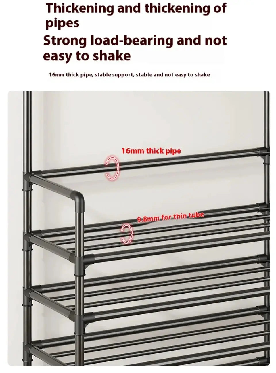 Declutter Closet Rack for Hats and Shoes — product view 15