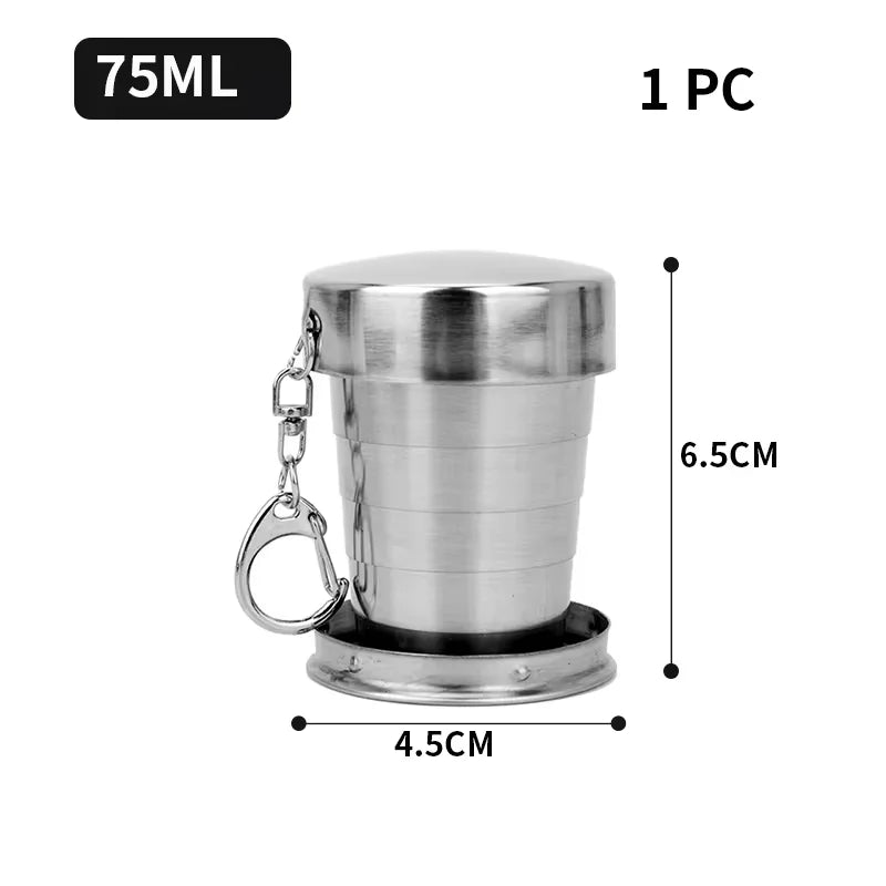 Stainless Steel Retractable Cup Outdoor