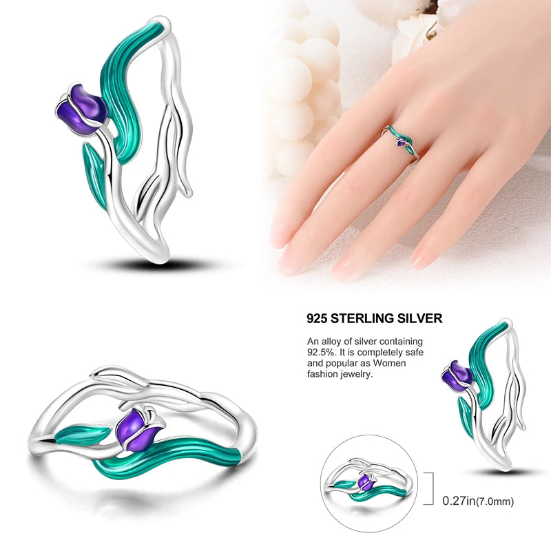 Luminous Firefly Ring Silver