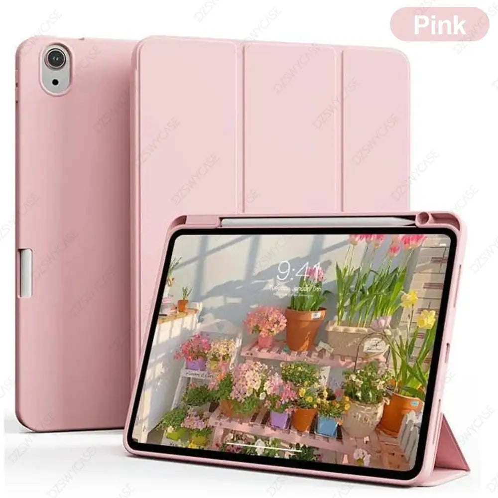 Case for iPad Air 11 M4/M3/M2 (2026/2025/2024), iPad Air 5/4 (2022/2020 5th/4th Generation 10.9-Inch), with Pencil Holder Cover