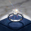 Classic Heart Shape Moissanite Ring