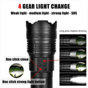 LED Camping Flashlight with Super Long Range Beam for Adventures