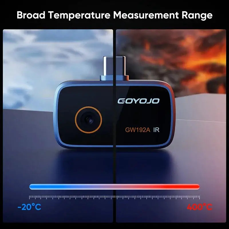 192*192 GW192A 25Hz Мобильная тепловизионная камера на базе IOS and Android Type-C for Phone Imaging Mini Electronics Repair