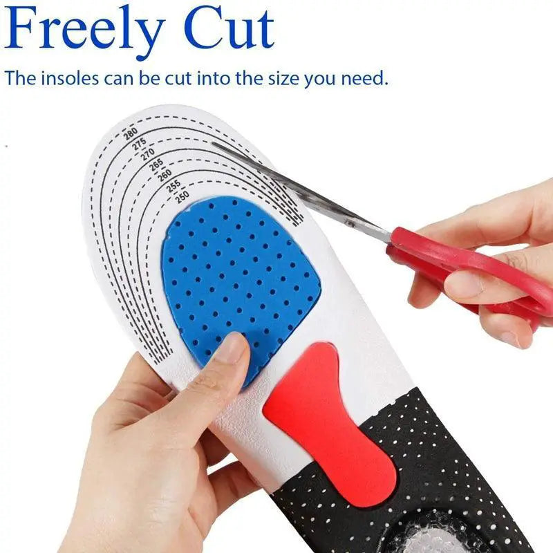 Premium Memory Foam Gel Insoles For Foot Comfort Support