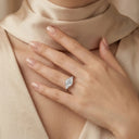 Classic Three Stone Moissanite Ring