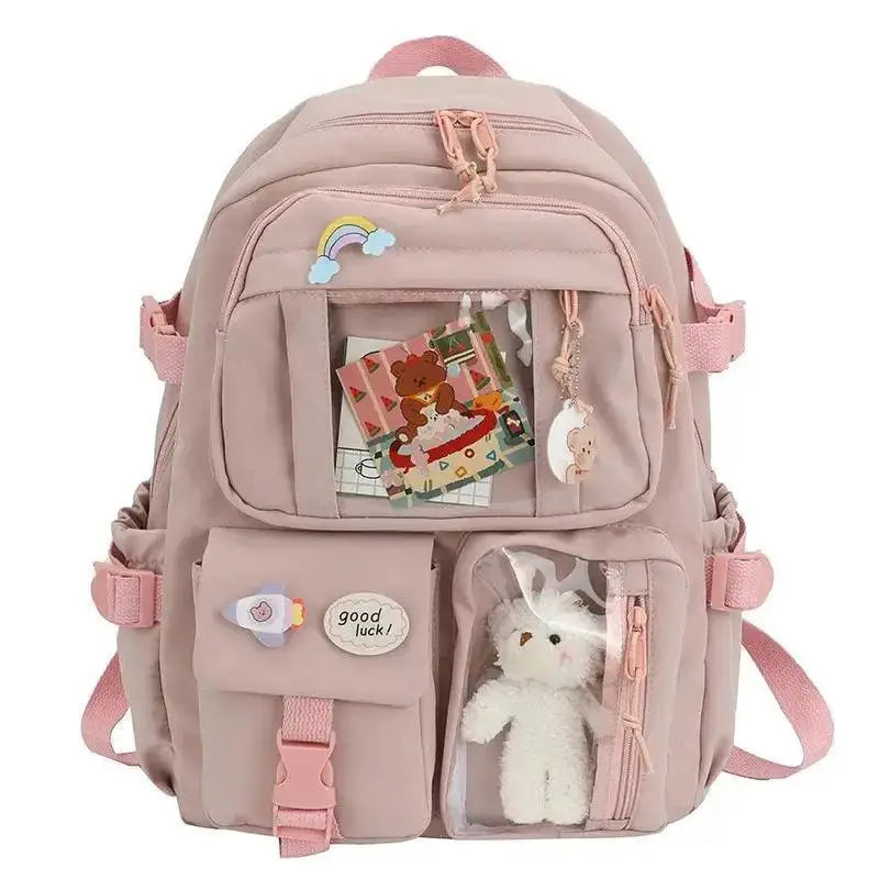Trendy Kawaii Laptop Backpack For Students Stylish Rucksack