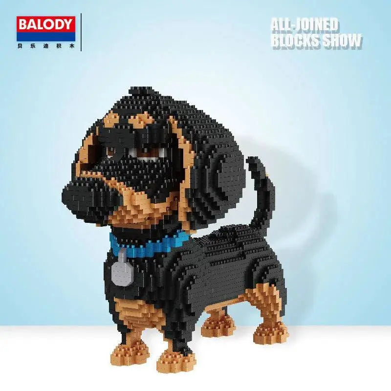 Balody Cartoon Dog Mini Building Blocks Toy For Kids Fun