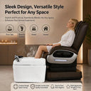 Beauty Salon Spa Foot Basin with Constant Temperature Heating Surging Massage Pump And 7 Colors Lights & Foot Pad