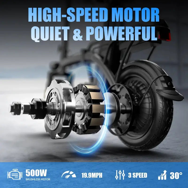 Compact 14 Foldable Electric Bicycle
