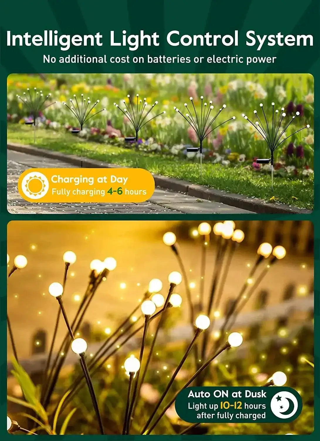 Solar Firefly Garden Lights Enchant Your Outdoor Oasis
