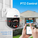 4K PTZ WiFi IP Camera for Home Security
