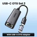 USB Ethernet Adapter: Fast Connection for Laptop and Switch