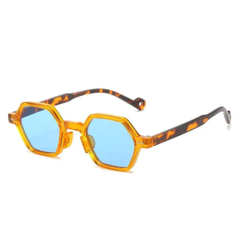 Unisex Retro Hexagon Polarized Sunglasses UV400 Eyewear