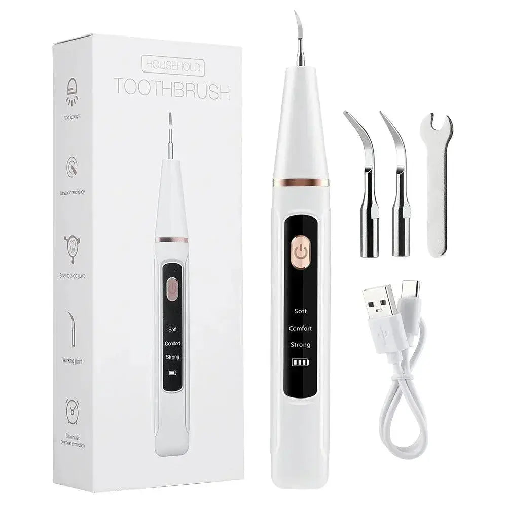 Ultrasonic Electric Dental Scaler Tartar Stain Remover LED Light